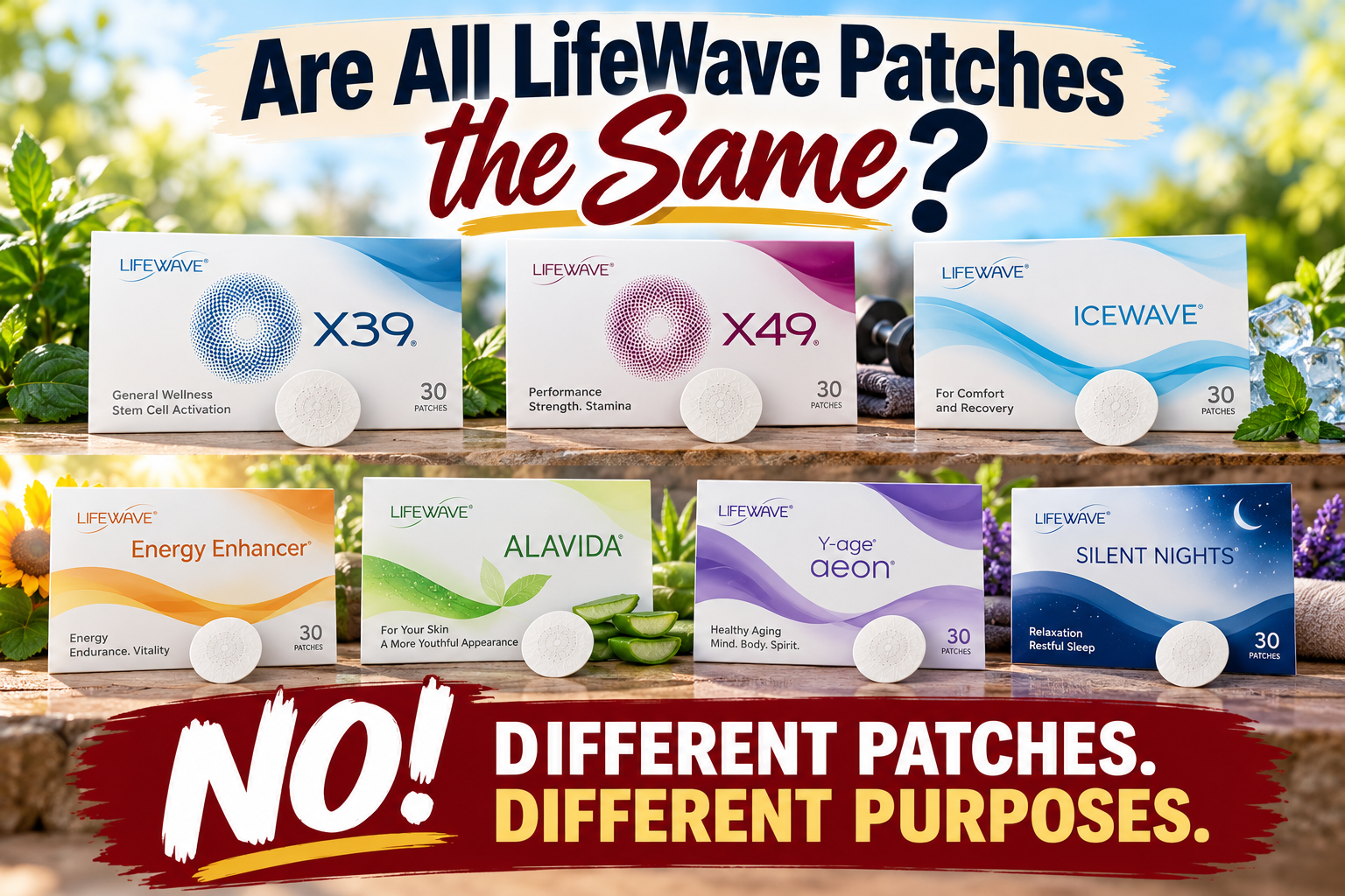 LifeWave Patch Differences
